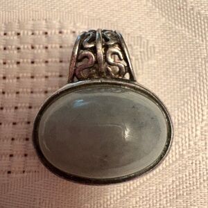 jade and Silver pendant